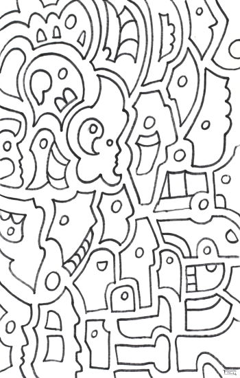 Encre sur papier - 21x29,7 cm