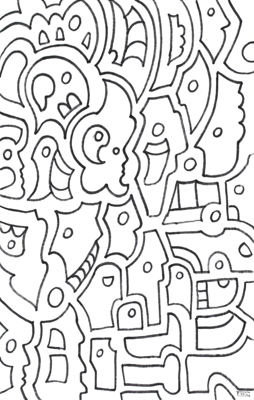 Encre sur papier - 21x29,7 cm