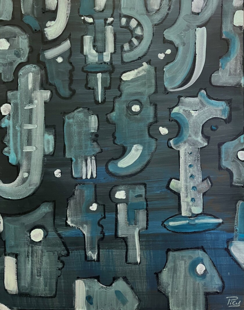 Acrylique sur toile - 65x82 cm